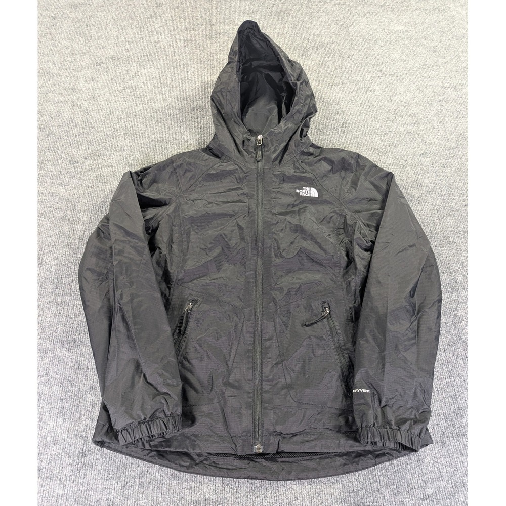 The North Face DryVent Rain Jacket Womens Medium Black Waterproof NF0A2SV8
